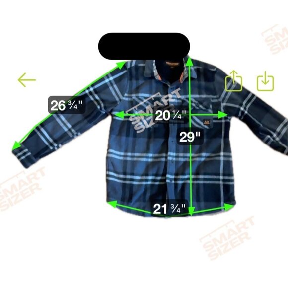 Boston Traders Realtree Shirt Jacket Men L/G Plaid Sherpa Lined Fleece Pockets - Picture 10 of 10